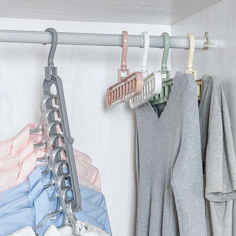 Product image Moveonesia - Gantungan Baju 9 Lubang GANTUNGAN 9 RANDOM
