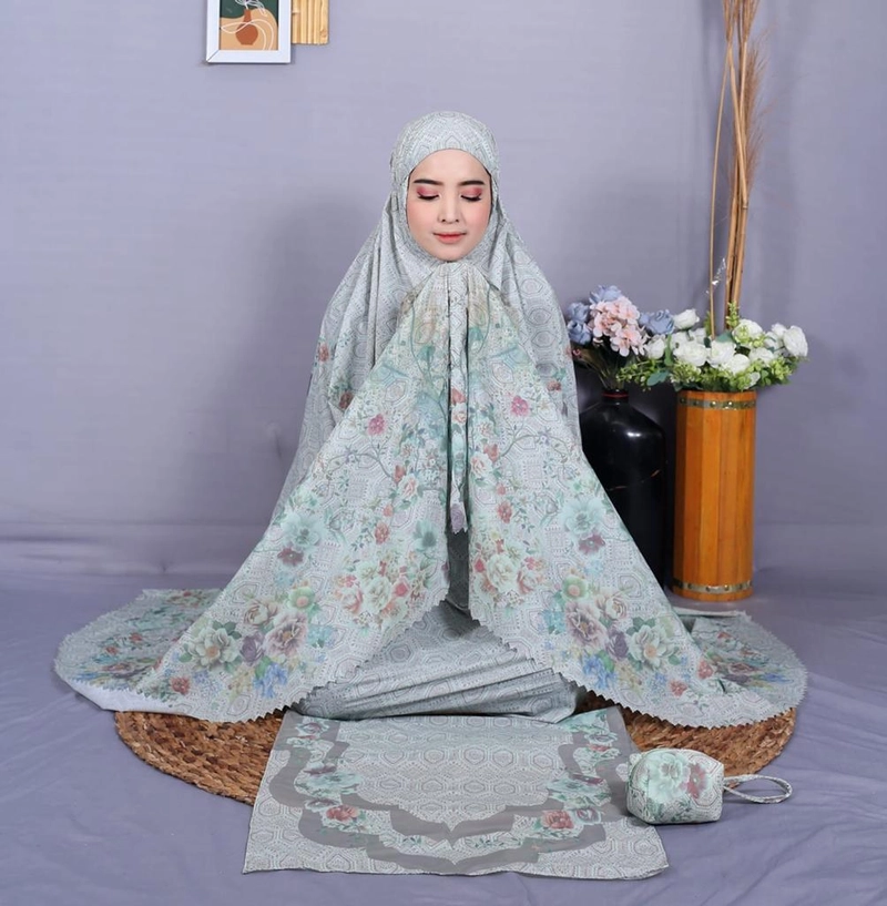 Product image SRIAYU COLLECTION - MUKENA PLANEL SEJADAH ILLONA ALL SIZE MOTIF 1