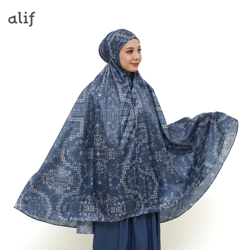 Product image [BEST SELLER] ALIF ISPARTA COLLECTION MUKENA MINI MOTIF PARASUT PREMIUM KOREA TRAVEL all variant ORION BLUE