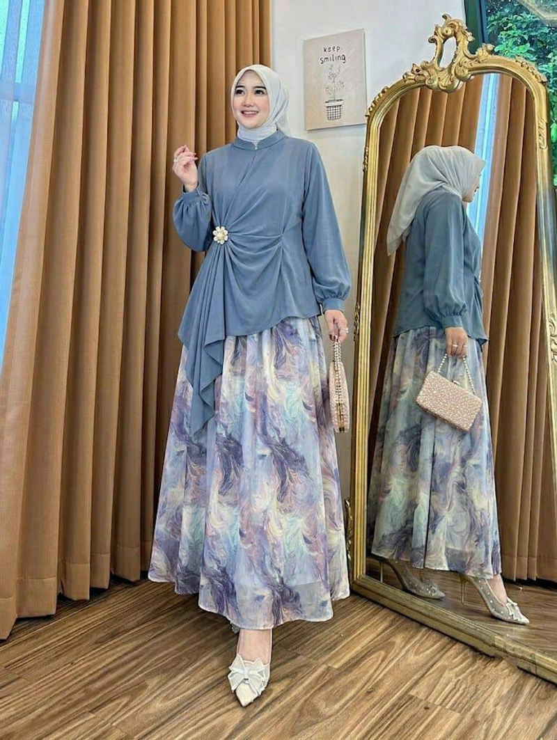 Product image Khisna collection - Set rok hayuna perempuan yang best seller Allsize H1