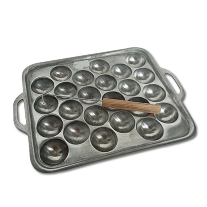 Product image Kampung Kaleng - Cetakan Takoyaki - Kotak 24 x 21 cm Silver