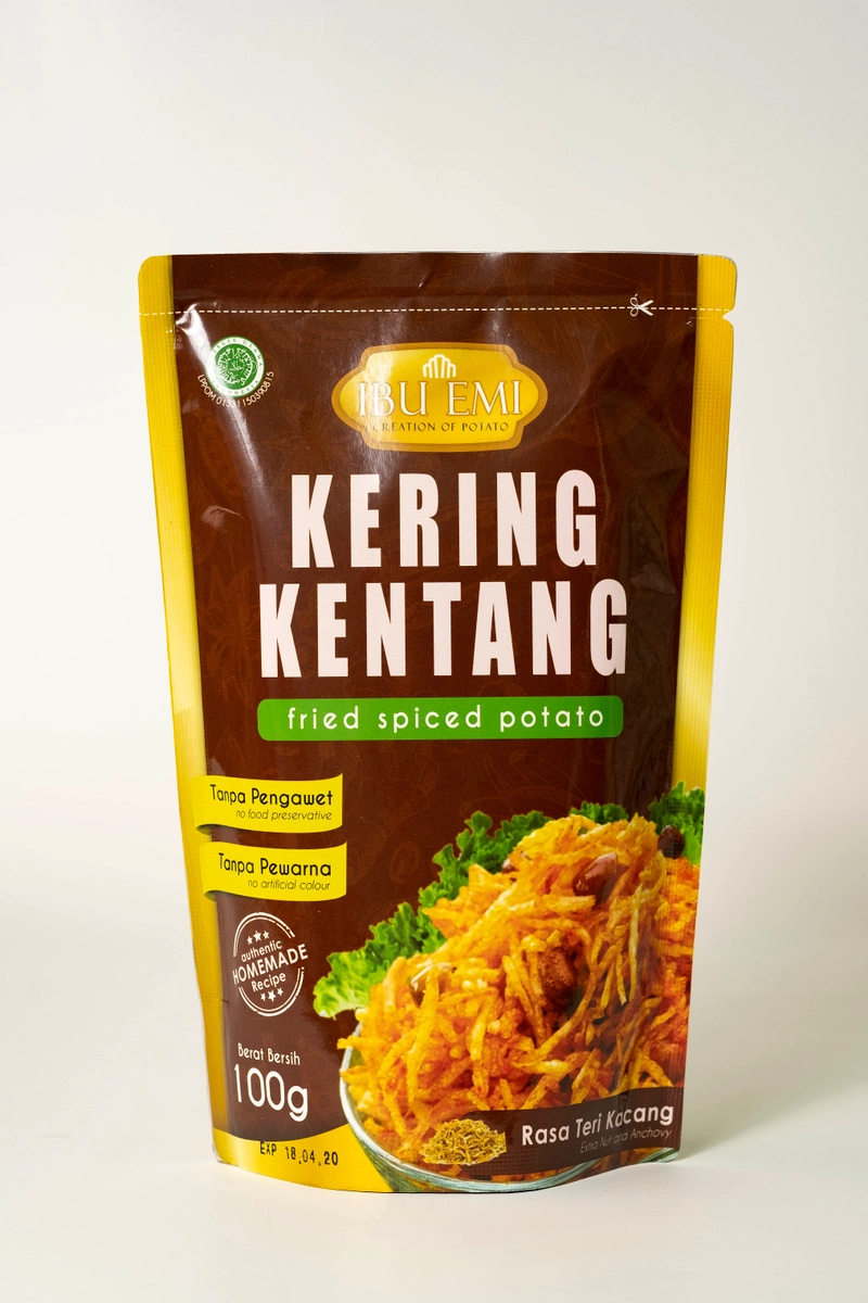 Product image Mustopa Ibu Emi Kentang Kering Teri Kacang 100 gr