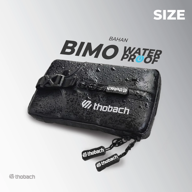 Product image Thobach official - THOBACH Sling Pouch / Sling Phone Anti Air Waterproof BRUNO 100 gr Hitam