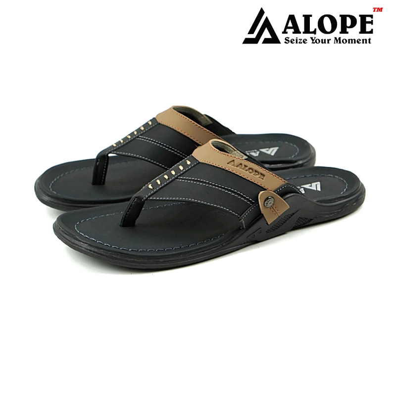 Product image ALOPE OFFICIAL - SANDAL ALOPE H 17 SANDAL PRIA KASUAL TRENDY BERKUALITAS 39 HITAM