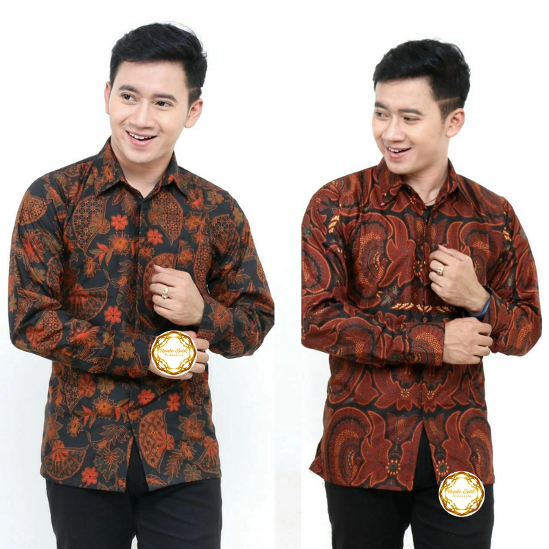 Product image Kemeja Batik Pria - Batik Printing - Unggul Jaya Tebal Halus dan Tidak Luntur - KU3 M KY1