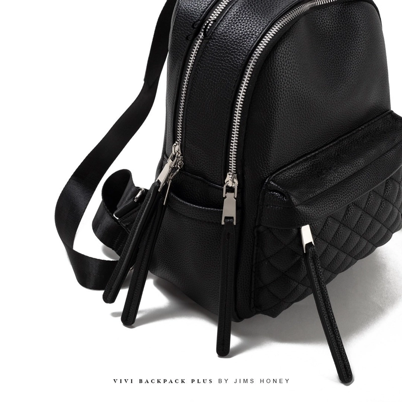 Product image JIMSHONEY SUKABUMI - Vivi Plus Bag - Backpack Wanita JH-102 BLACK