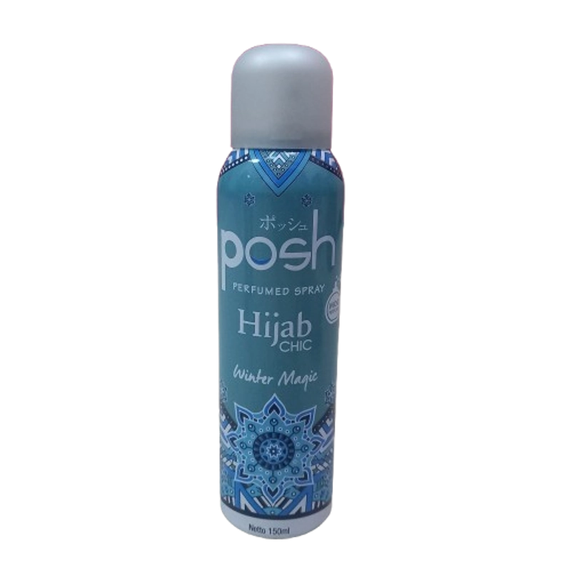 Product image Kayfa Shop - POSH Parfum Hijab Body Spray 150 mL - Parfum Wanita Segar Tahan Lama Anti Bakteri Hijab 150ml Hijab Winter magic