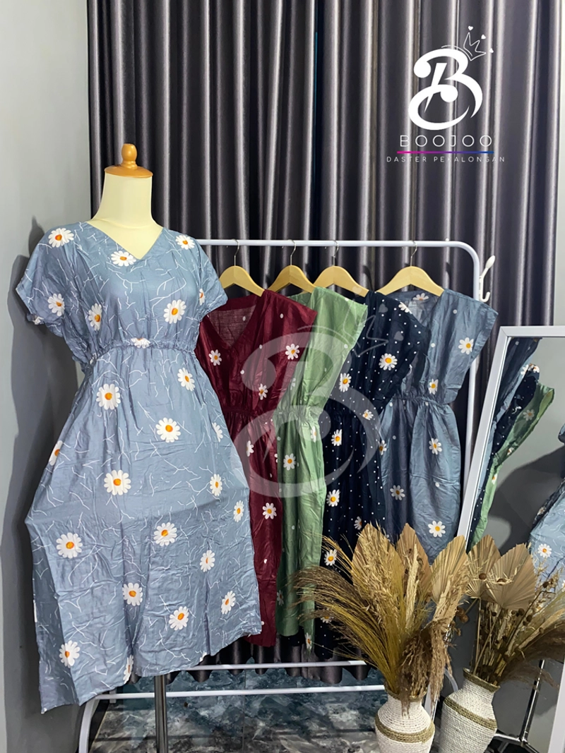 Product image BOOJOO DASTER PEKALONGAN - Boojoo-BUY 1 GET 1 DASTER MANOHARA BAHAN RAYON MOTIF RANDOM All Size<70kg Random Warna