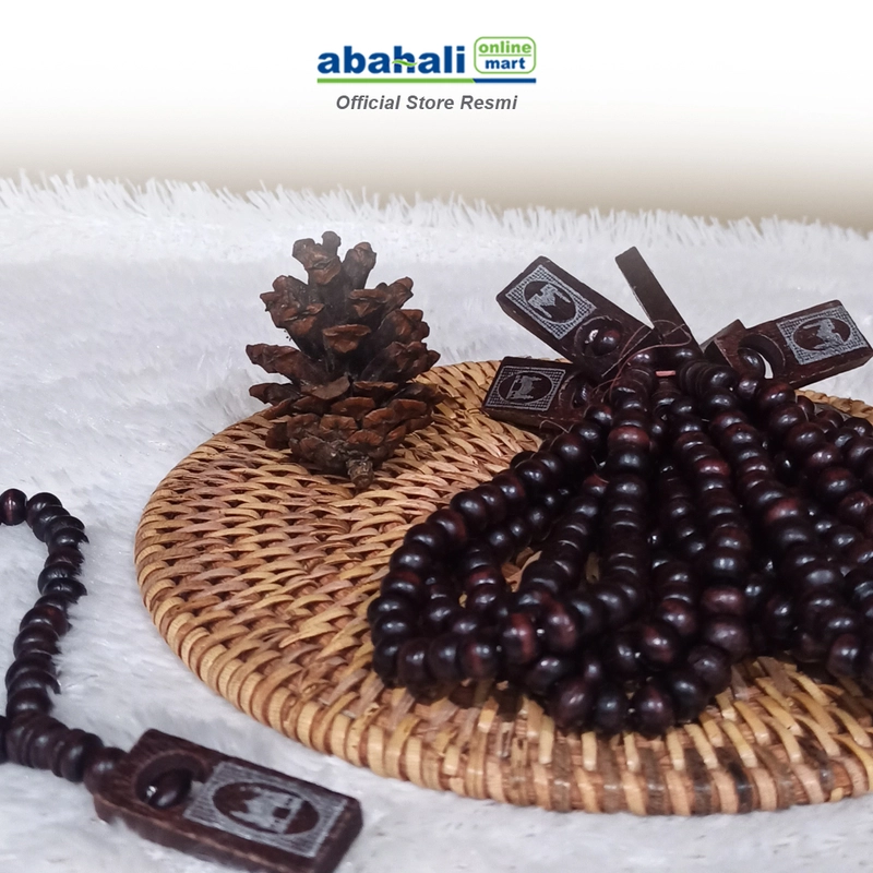 Product image Abahali Mart - Tasbih Kayu Berkualitas 33 Cocok Untuk Souvenir Pernikahan Hadiah Ulang Tahun Oleh-oleh Haji Umroh 1 pcs random