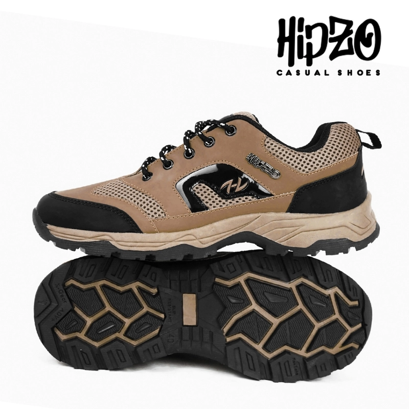 Product image Hipzo - Sepatu Hiking Sporty M074 Untuk Pria Outdoor 40 Moka