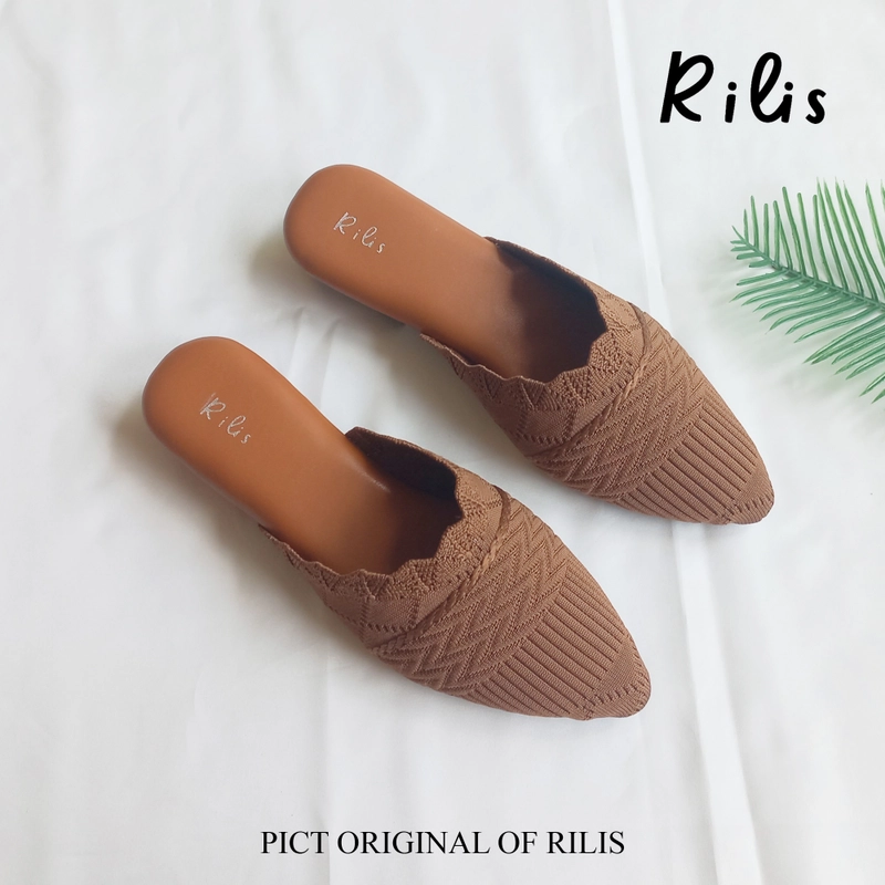 Product image Rilis - Sandal Wanita Alyssa Bapau Rajut Premium (Rilis 27) 37 Tan