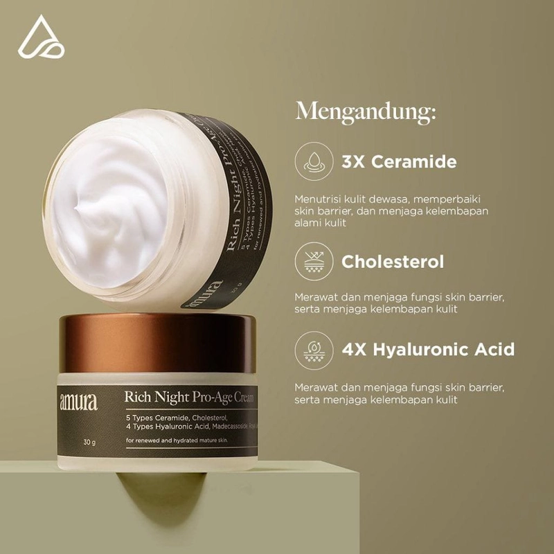 Product image Reglow skincare - AMURA Rich Night PRO-AGE Cream30g 30 cream