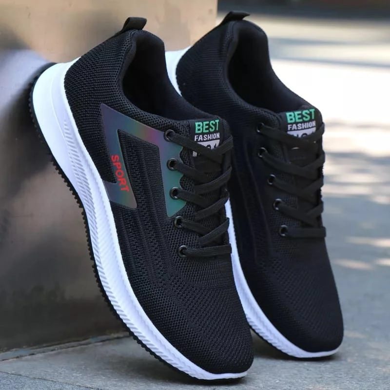 Product image LUXIA - Sepatu Kets Sneakers Sport Pria New Trendy 2022 FS-06 38 HITAM