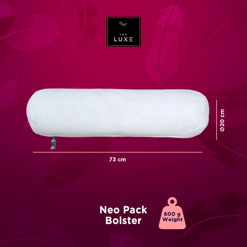 Product image The Luxe - Neo Pack Bolster 22x72cm  Putih