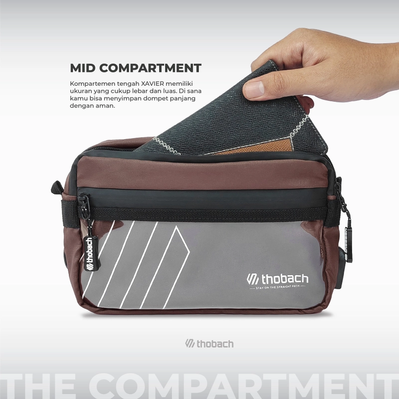 Product image Thobach official - THOBACH Waistbag XAVIER ALL SIZE Brown