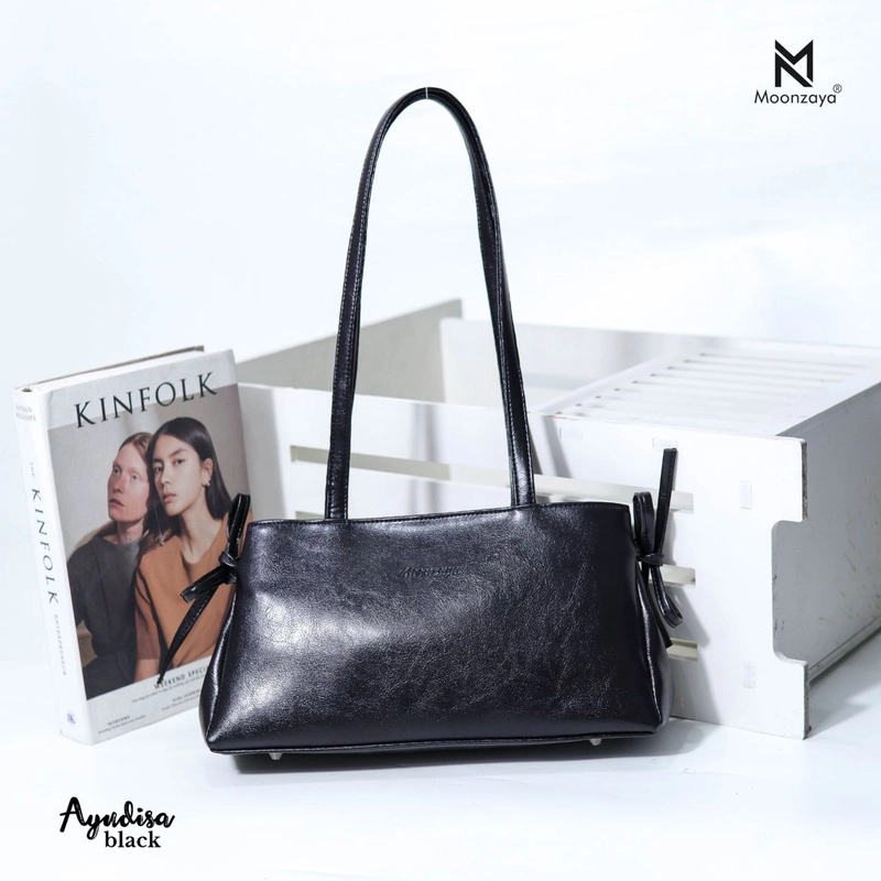 Product image Moonzaya - PO 7 HARI AYUDISA BAG BY MOONZAYA TAS TENTENG WANITA TAS BAHU WANITA AYUDISA BLACK