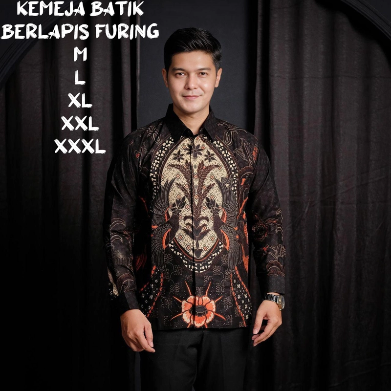 Product image Kois Batik - Kemeja Batik Pria Berlapis Furing Terbaru Motif isabela M Kemeja isabela