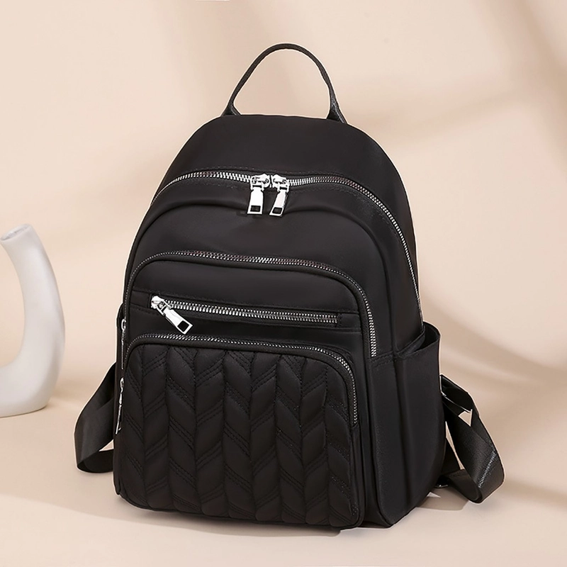Product image CBL - Tas Ransel Wanita Bordir Waterproof Bahan Nilon Backpack Jotta CBLC20JOTTA Small-Medium Hitam