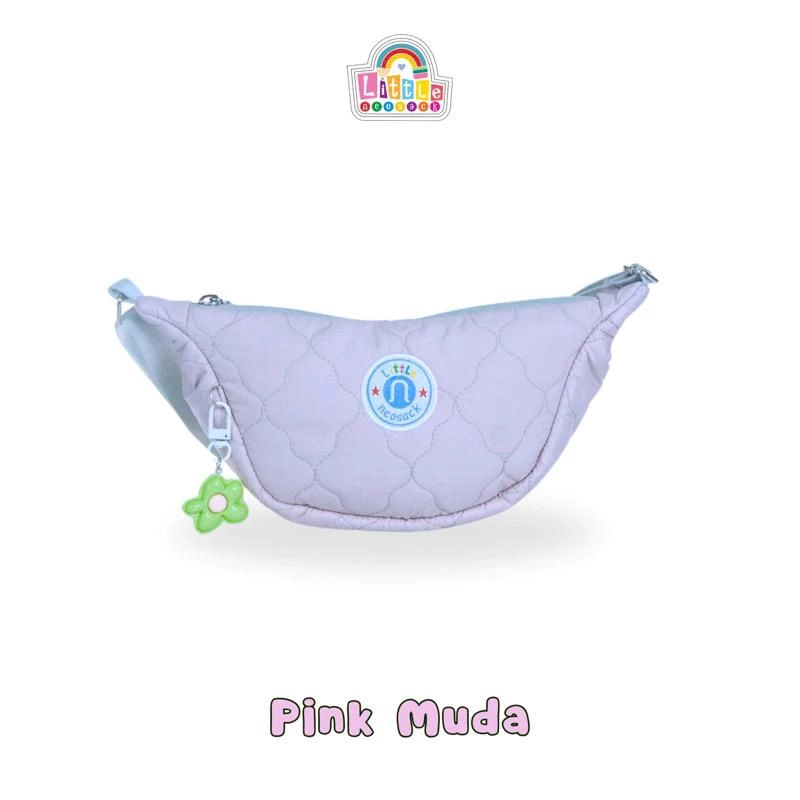 Product image LITTLE NEOSACK - LITTLE NEOSACK TAS SELEMPANG ANAK SLING BAG TAS SLING MINI KIDS - QUILTIC LC10001 150 PINK MUDA