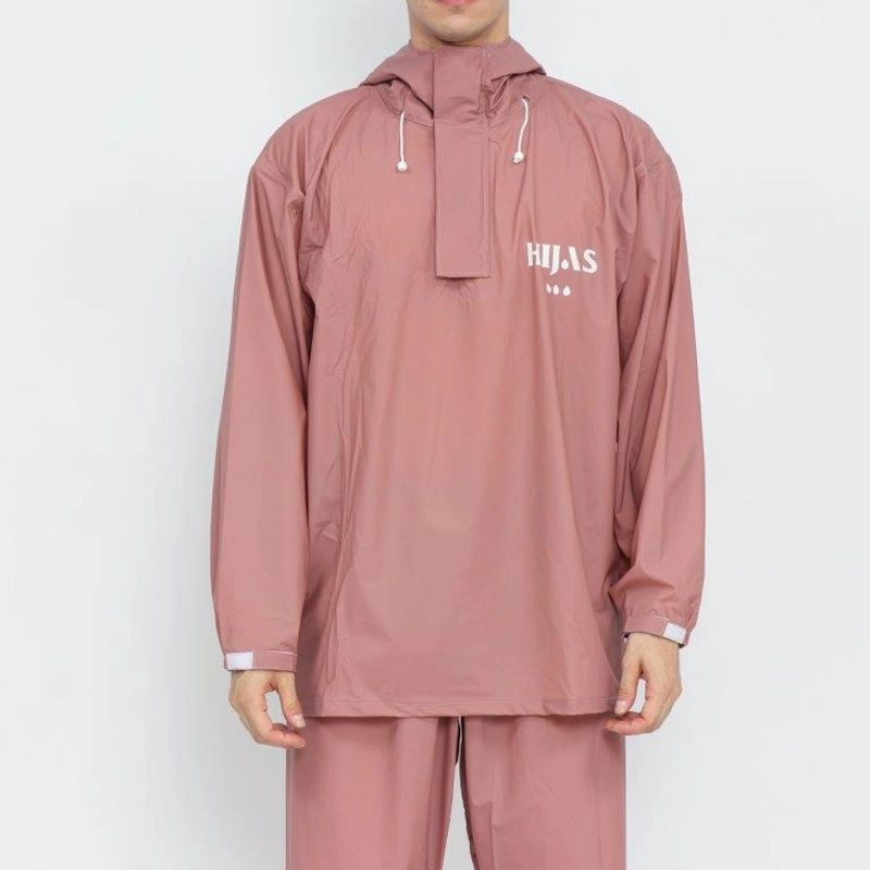 Product image South Legend - South Legend - HIjasku Jas Hujan Setelan Pvc Tebal Pria Wanita Setelan Jumbo ALLSIZE Dusty Pink