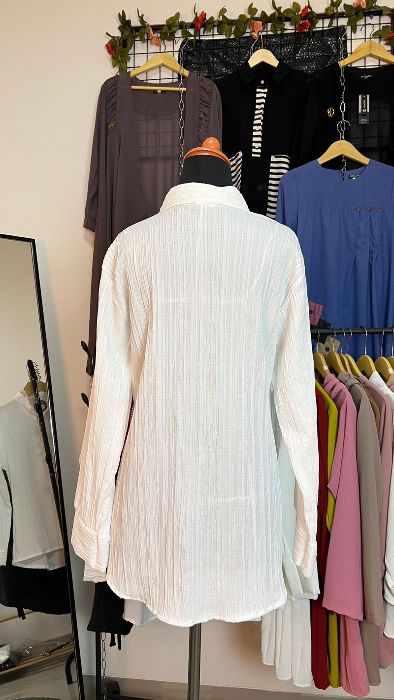 Product image Sseolshop - Isabela Shirt Kemeja atasan Wanita Terbaru 2025 / Kemeja Lady Crush viral L BW