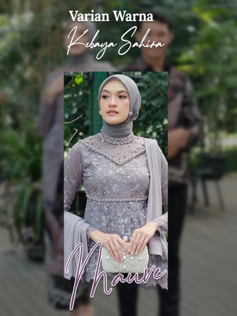 Product image COLLECTION SARJANA - Batik Couple Sahira - Oberto Cavali Mix Tille Premium- Full Payet Cantik Rok Saja Sahira