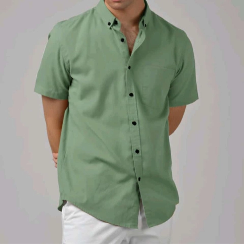 Product image MR DEE - Kemeja pendek pria sage M Sage