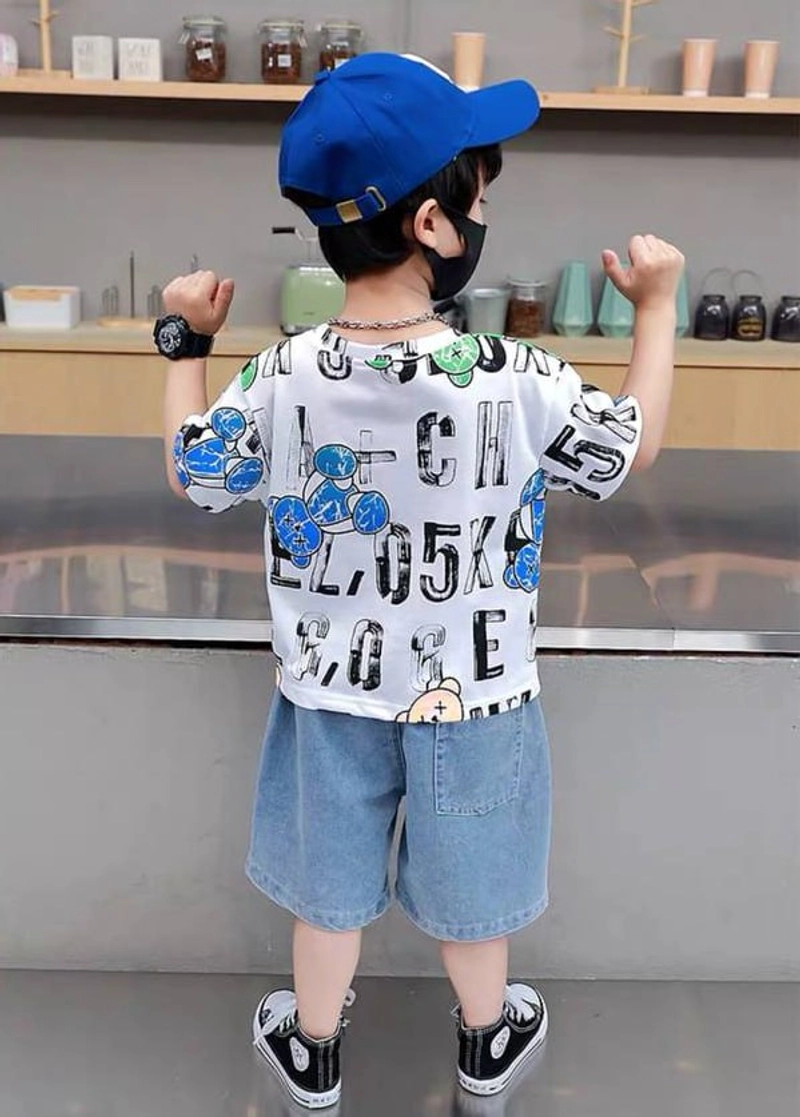 Product image JZ - Set Boyish Alphabet Bear Biru M