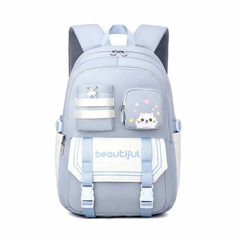 Product image Alcaff - Tas Ransel Anak Sekolah Perepuan Beautiful Free Botol Minum 30x20x40 pink