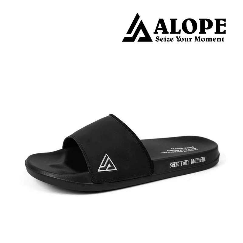 Product image ALOPE OFFICIAL - ALOPE - BUY 1 GET 1 SANDAL SELOP HUGO PRIA WANITA 39 HITAM