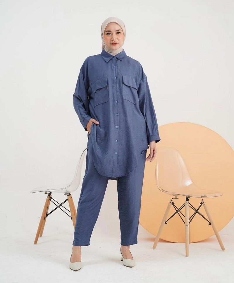 Product image Khisna collection - Setelan oneset viral wanita YUMNA Allsize Yumna1