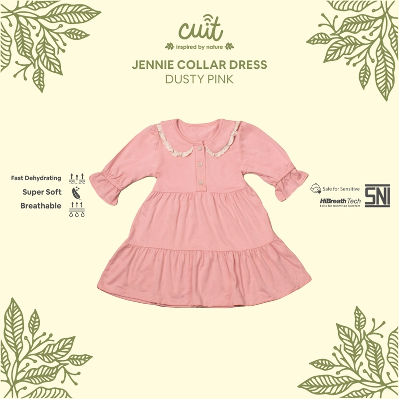 Product image CUIT Baby 1 - 6 Tahun Jennie Collar Dress Toddler XXL Dusty pink
