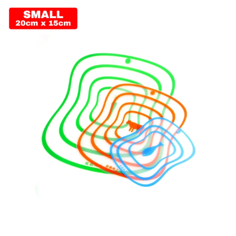 Product image KAMJE Talenan Dapur Plastik Transparan Anti Jamur Anti Slip Cutting Board Aesthetic Serbaguna KMJ265 KMJ265 SMALL