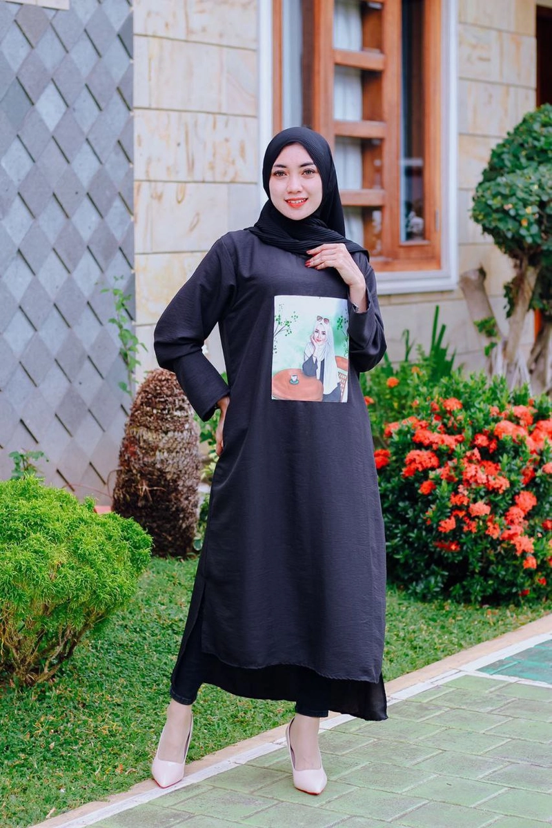 Product image Rambe Batik Indonesia - Gamis Kania Premium Allsize A