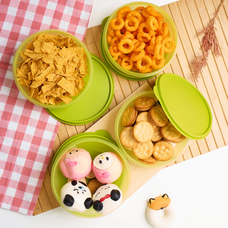 Product image CPM Official - DAIKI STORAGE SET OF 4 PCS / mangkok makanan /toples all size hijau