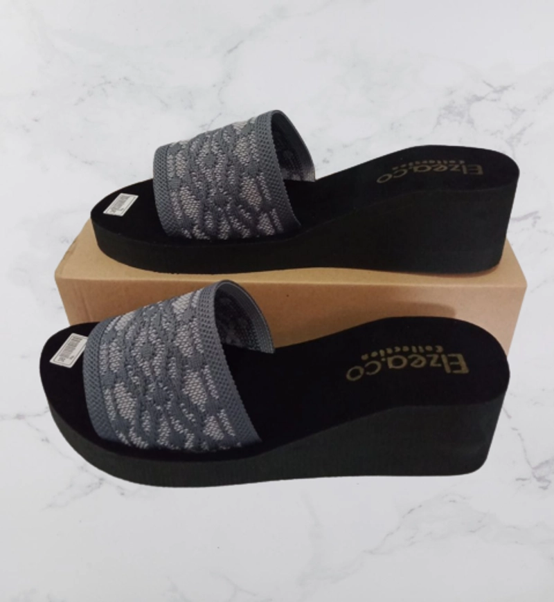 Product image Elzeaco - Sandal Spon Webbing Wedges 5cm K23 (PROMO) 40 Webbing Motif