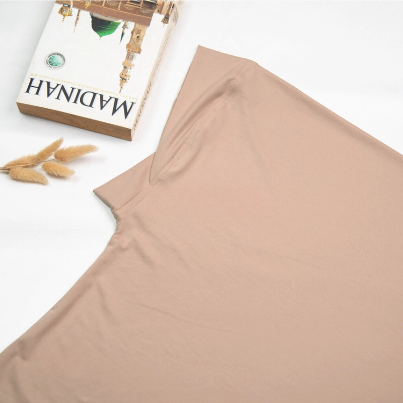 Product image Acla Daily - Natya Hijab Daily Bergo Instant Soft Pad Malay Jersey Premium All Size Nude