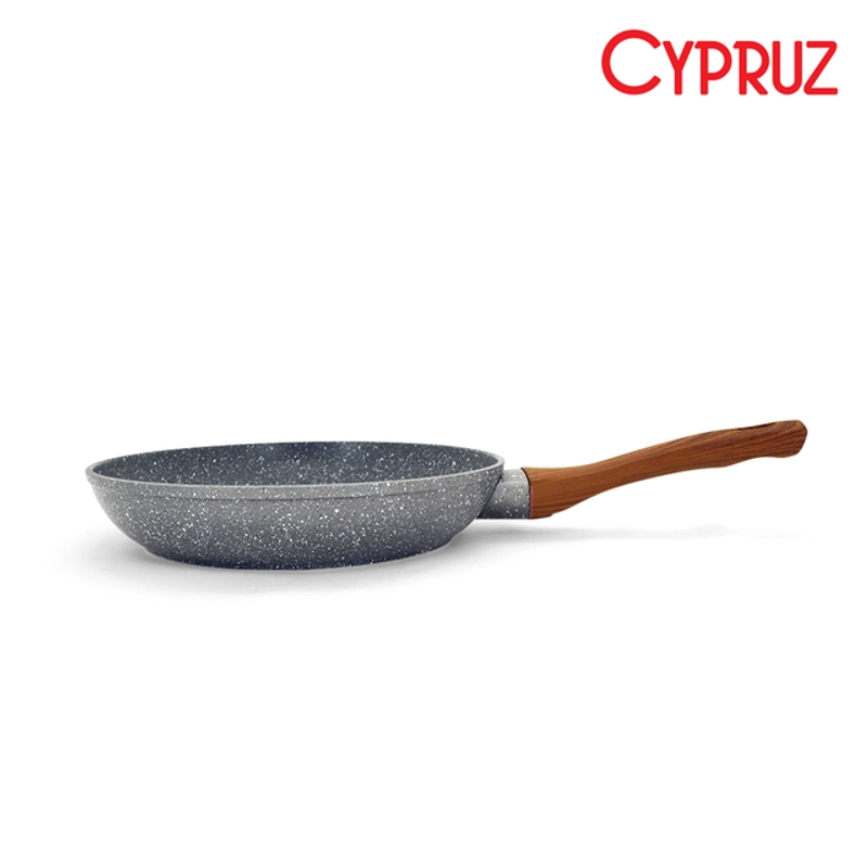 Product image Cypruz Marble Series Gg  Coklat Kayu Fry PAN 26cm FP0633 Grey