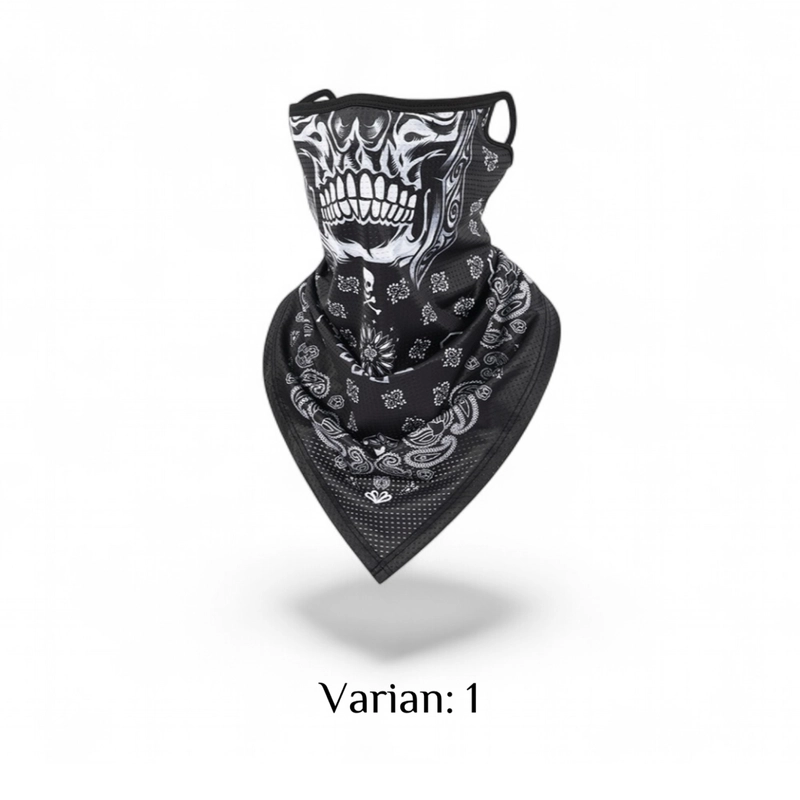 Product image GAWUNG - Masker Mulut Anti Panas Adem Tengkorak Sunmori Touring Halloween Bikers MMCOLL dewasa variasi 1