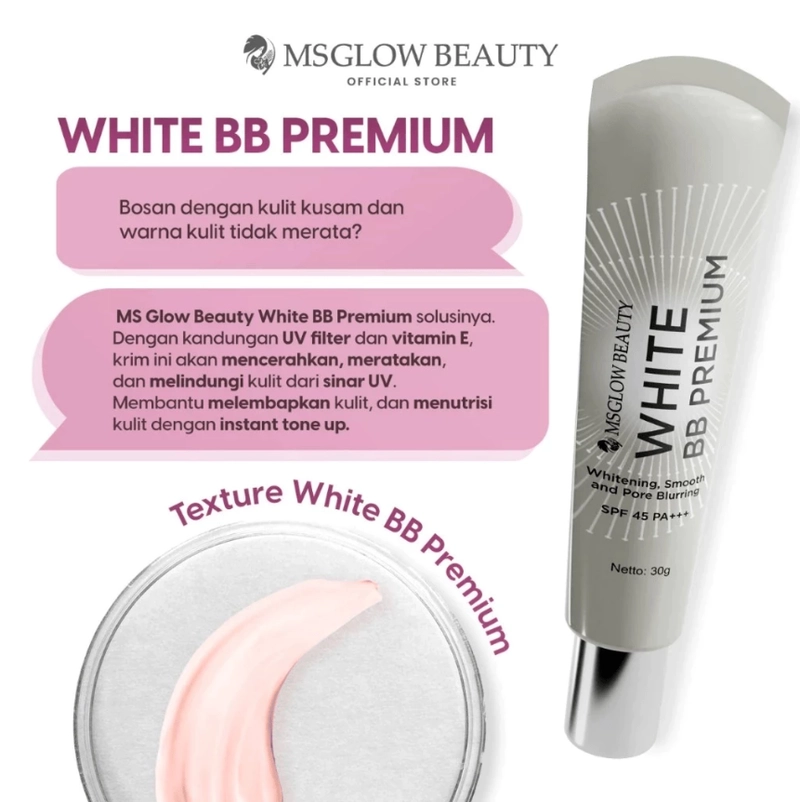 Product image MS Glow Purwakarta - WHITE BB PREMIUM 1 PCS BB Cream