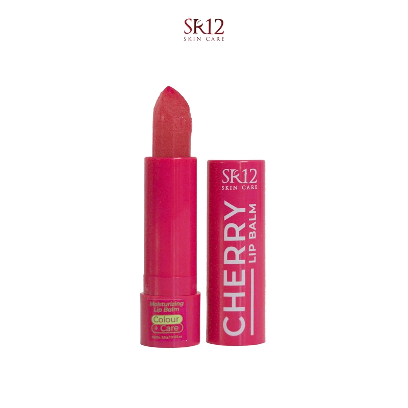 Product image SR12 Indonesia - SR12 Cherry Lip Balm Moisturizing Lip Balm Colour + Care 6.5 g lip balm cherry