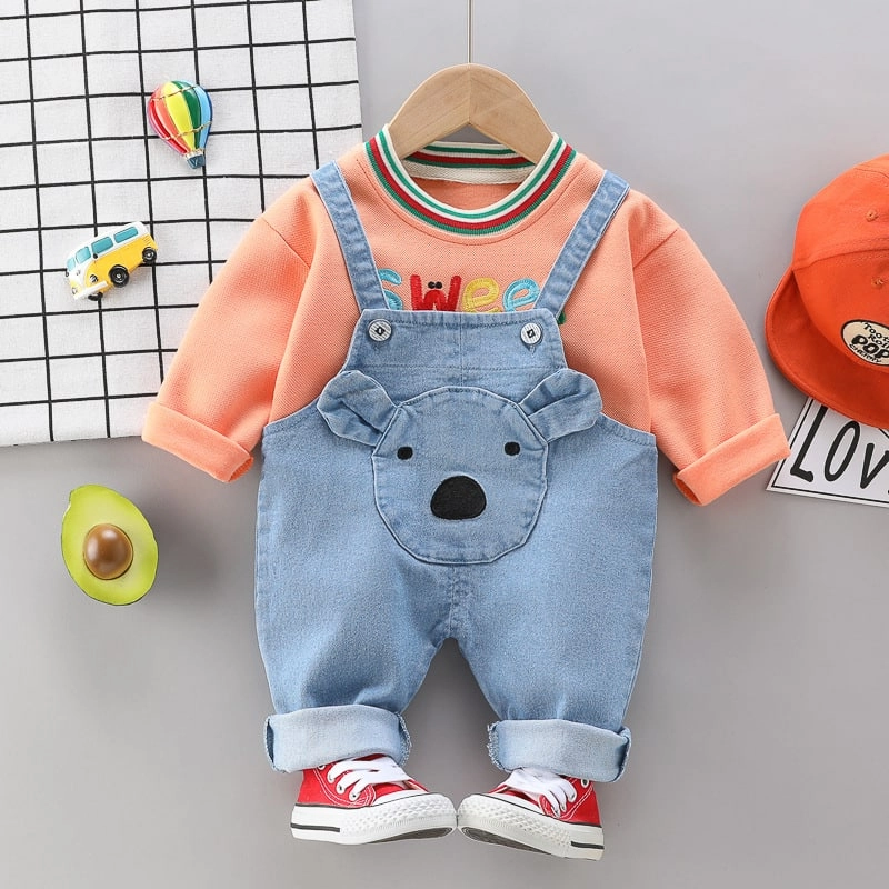 Product image JZ - Set Overall Sweet Bear Orange S