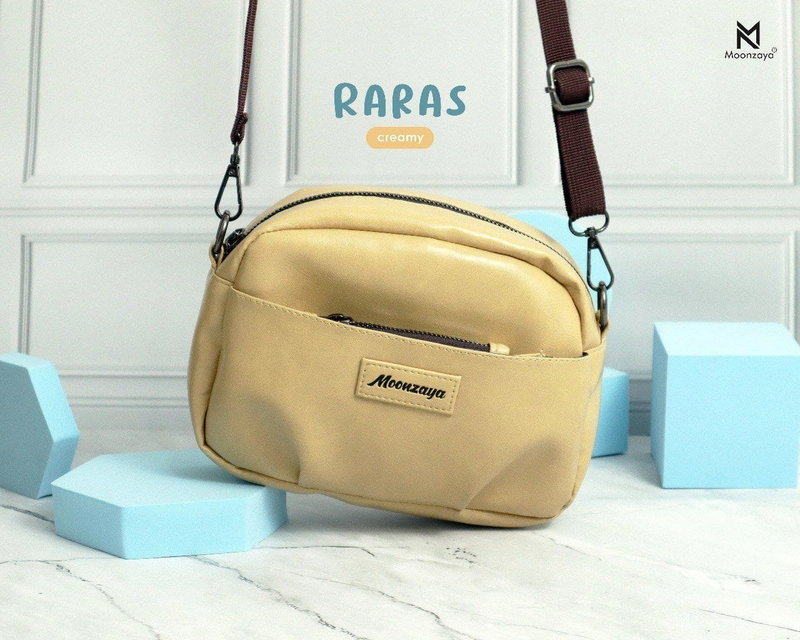 Product image Fashopid - MOONZAYA TAS SELEMPANG WANITA RARAS BAG ALL CREAMY