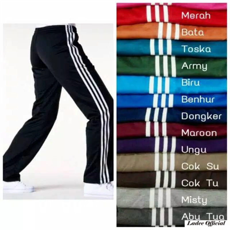 Product image Celana Panjang Salur Pria Wanita // Celana Panjang Salur Unisex One Size Ungu