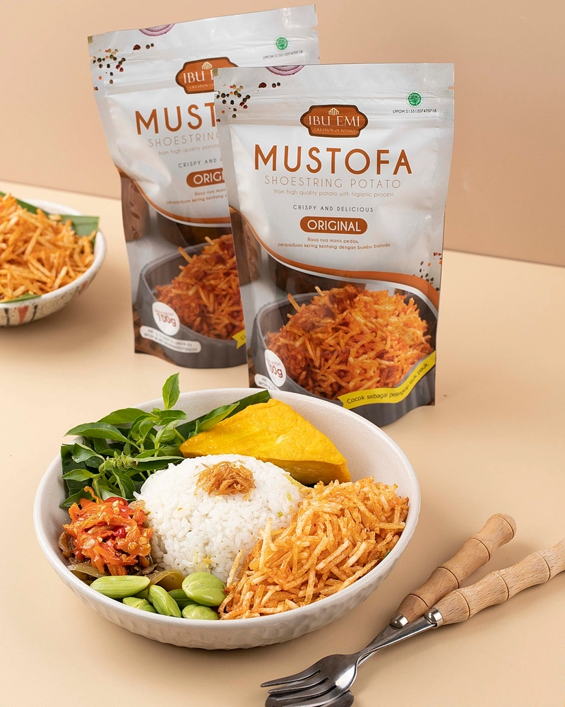 Product image Ibu Emi - Mustopa Ibu Emi Makanan Ringan Kentang Kering Original 3pcs 100 gr Original