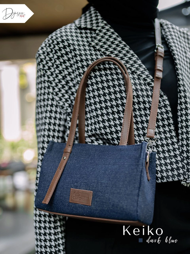 Product image Fashopid - DJISOO TAS SELEMPANG WANITA KEIKO BAG ALL DARK BLUE