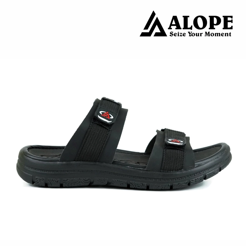 Product image ALOPE OFFICIAL - BUY 1 GET 1 SANDAL ALOPE SANDAL WILDER CASUAL SANDAL GUNUNG TANPA PENGAIT BELAKANG 39 Hitam