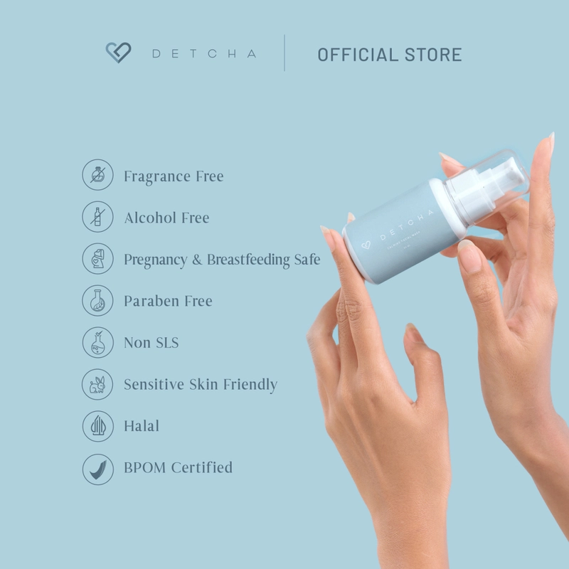 Product image DETCHA - DETCHA Calming Facial Wash 60ml 60ml Jernih