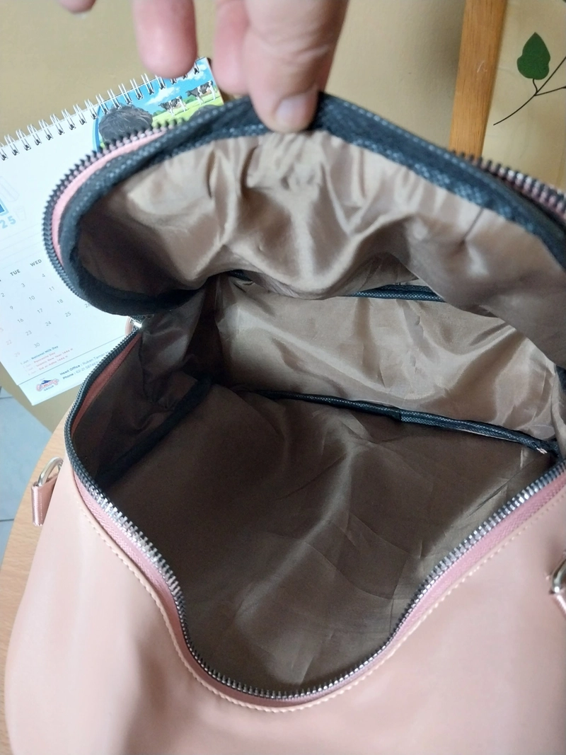 Product image CBL - Ransel SHAFIRA - Tas Ransel Backpack Wanita Bordir Waterproof Bahan Nilon Premium Double Tali Untuk Small_Medium Coklat_Mocca