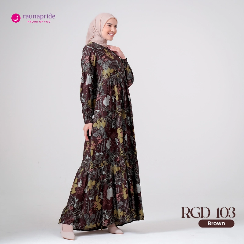 Product image RAUNAPRIDE OFFICIAL - GAMIS DEWASA 103 - RGD 103 S BROWN
